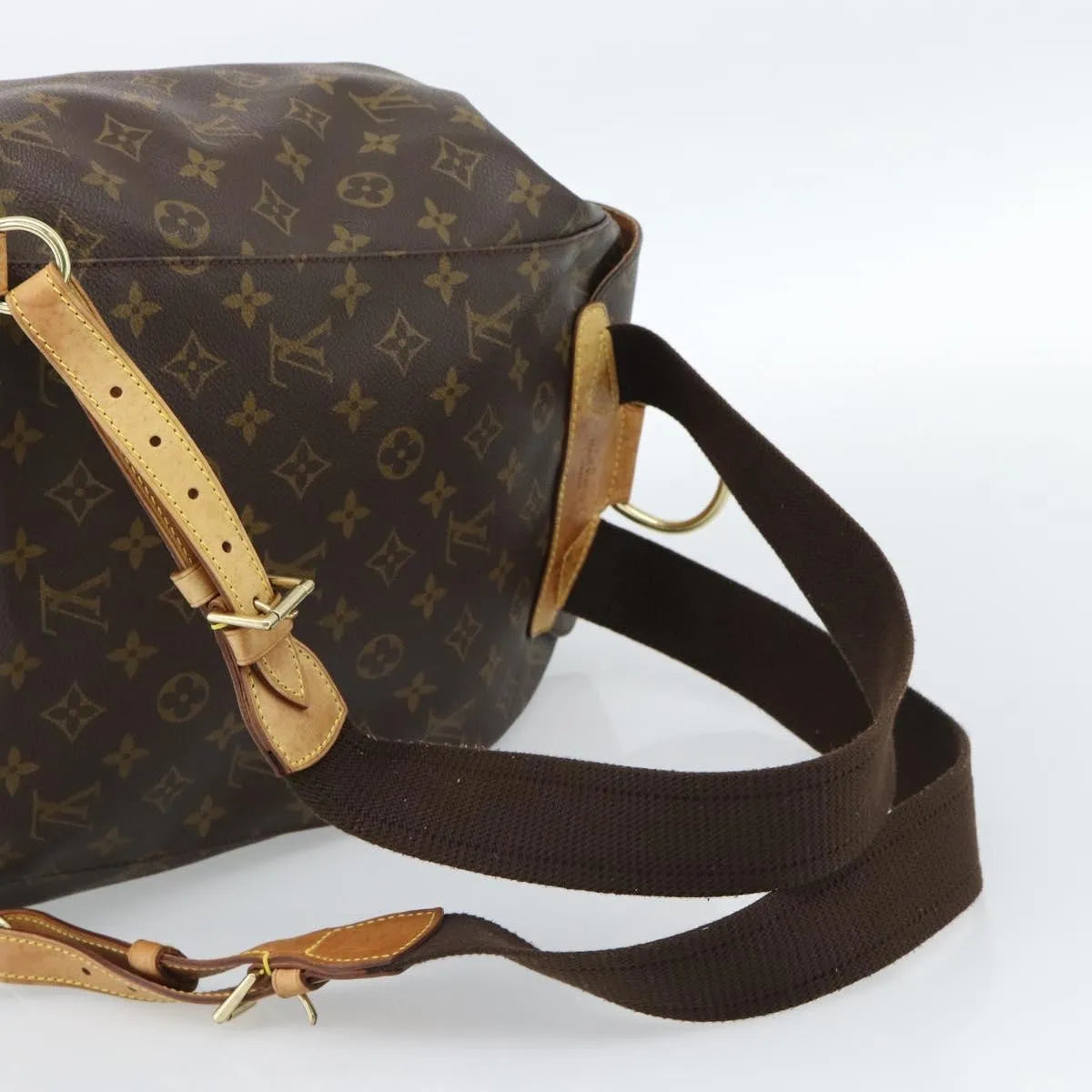 Louis Vuitton Vintage Montsouris Backpack Monogram Canvas Brown Canvas Backpack Bag (Pre-Owned)