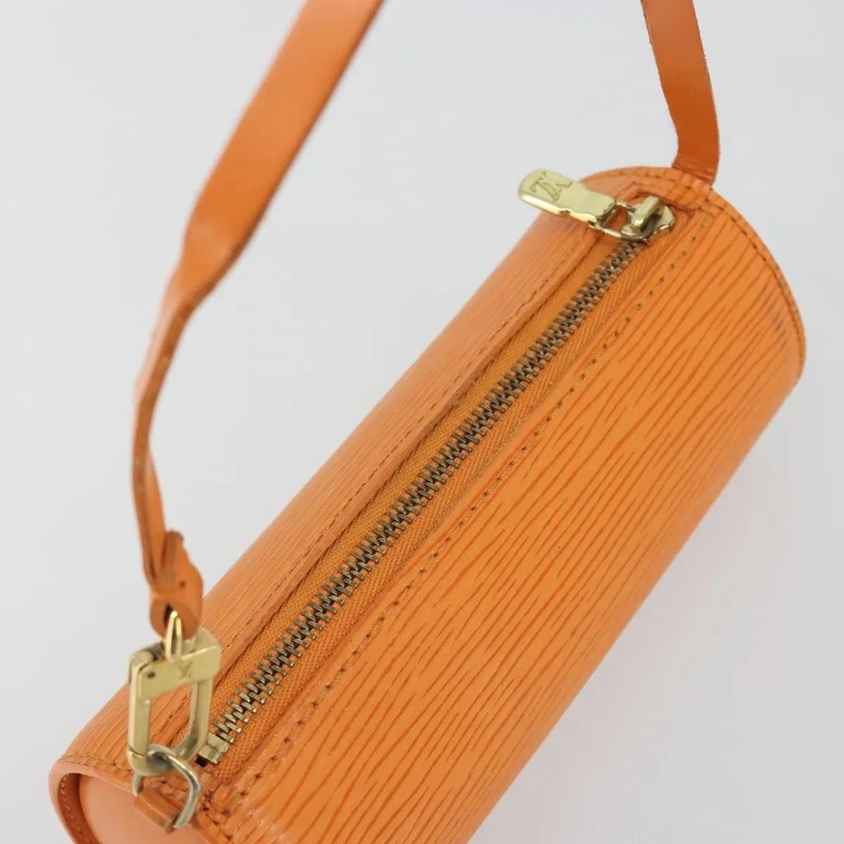 Louis Vuitton Soufflot Pochette Epi Leather Orange Leather Clutche & Pouche Bag (Pre-Owned)