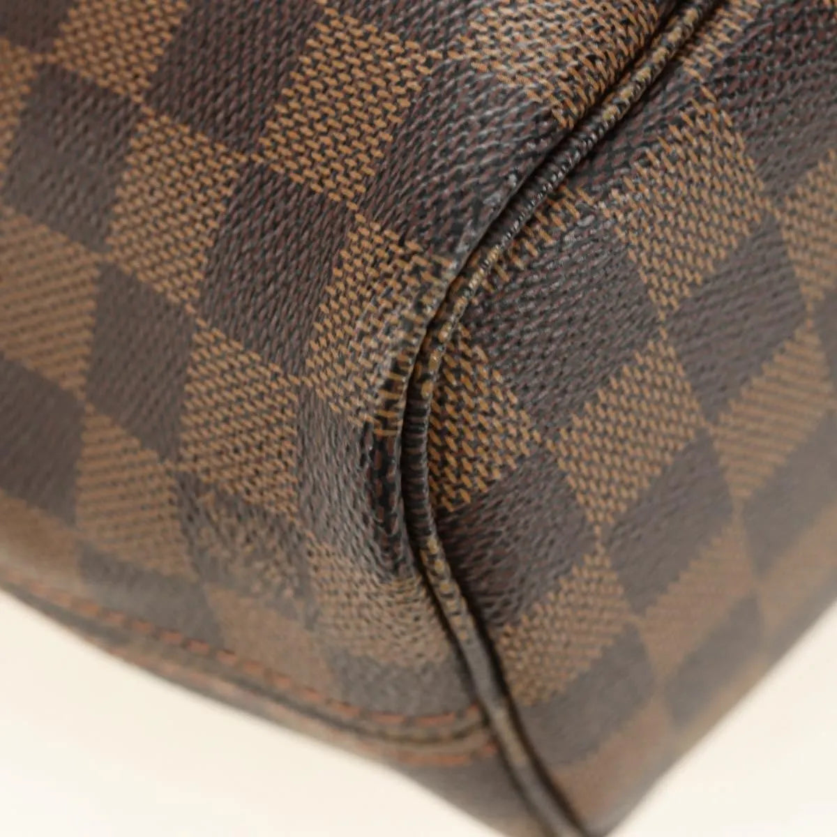 Louis Vuitton Neverfull Tote Damier Brown Canvas Tote Bag Bag (Pre-Owned)