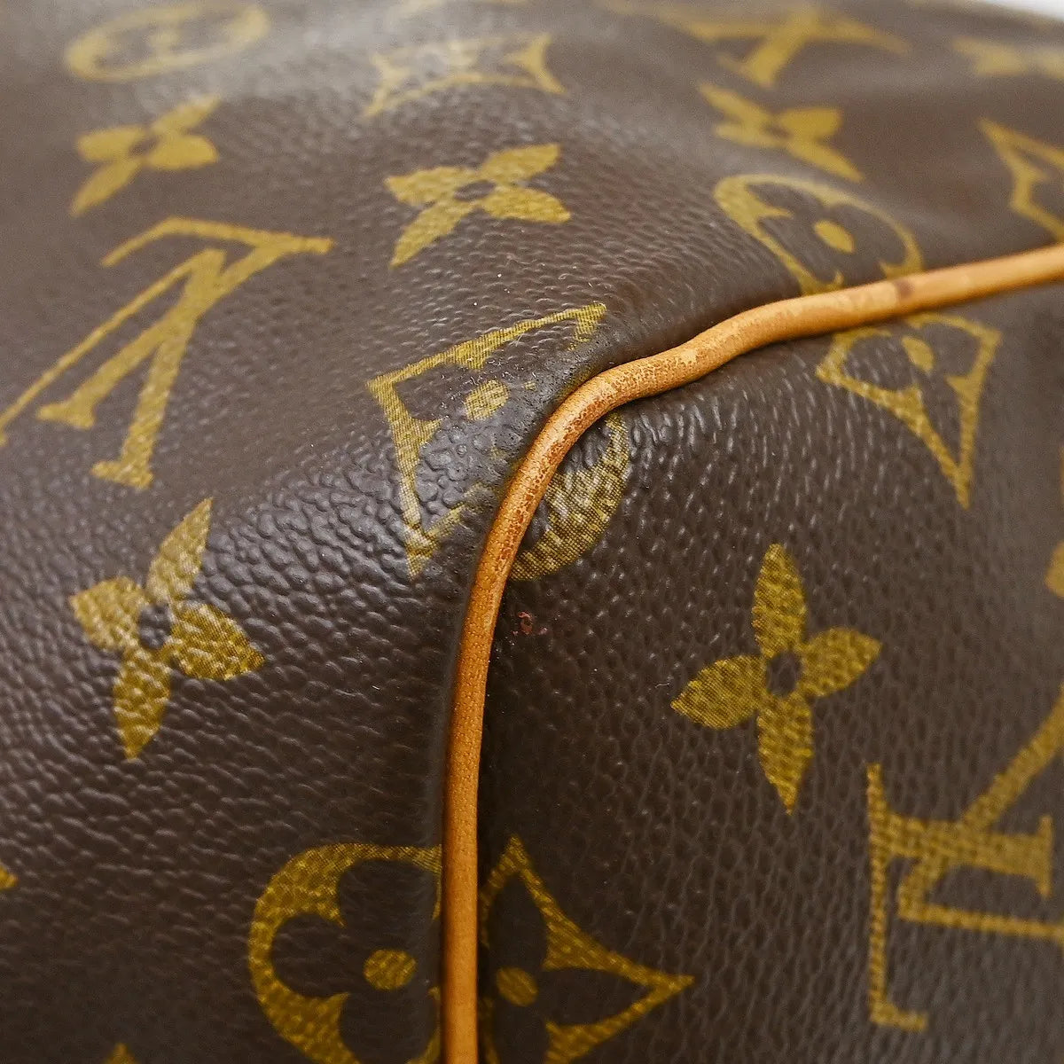 Louis Vuitton Keepall Bandouliere Monogram Canvas Brown Canvas Travel Bag Bag (Pre-Owned)