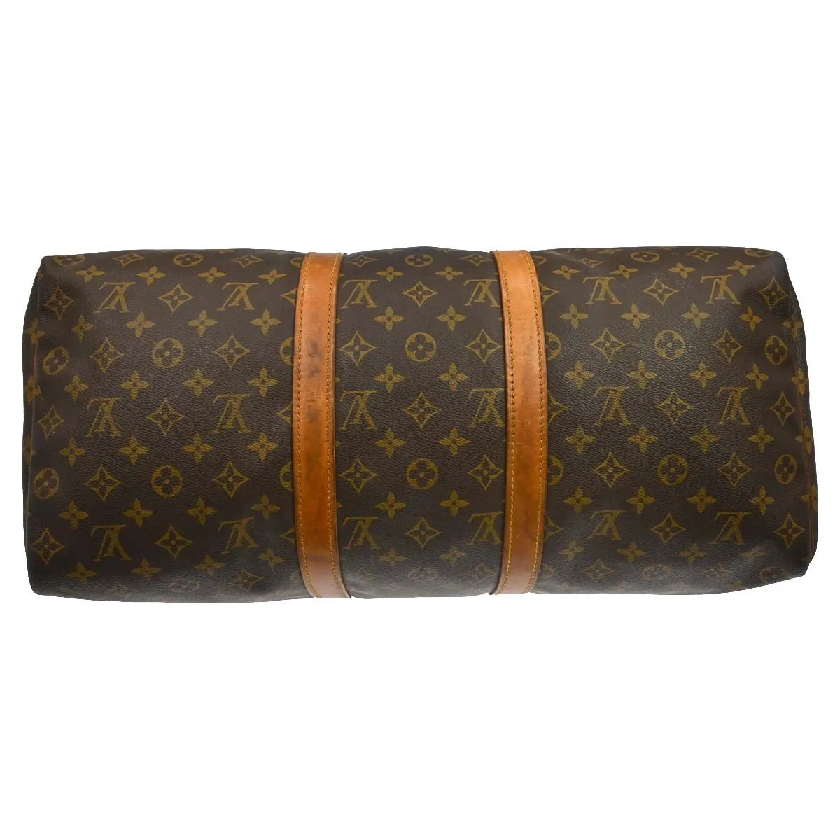 Louis Vuitton Keepall Monogram Canvas Brown Canvas Travel Bag Bag (Pre-Owned)