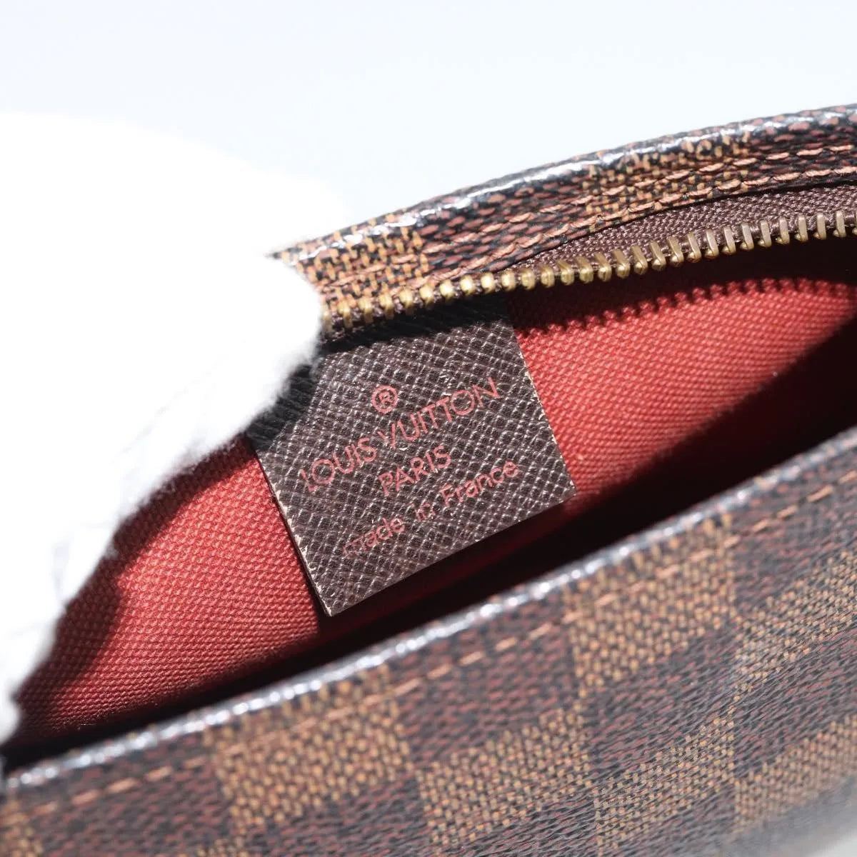 Louis Vuitton Trousse Make Up Damier Brown Canvas Clutche & Pouche Bag (Pre-Owned)