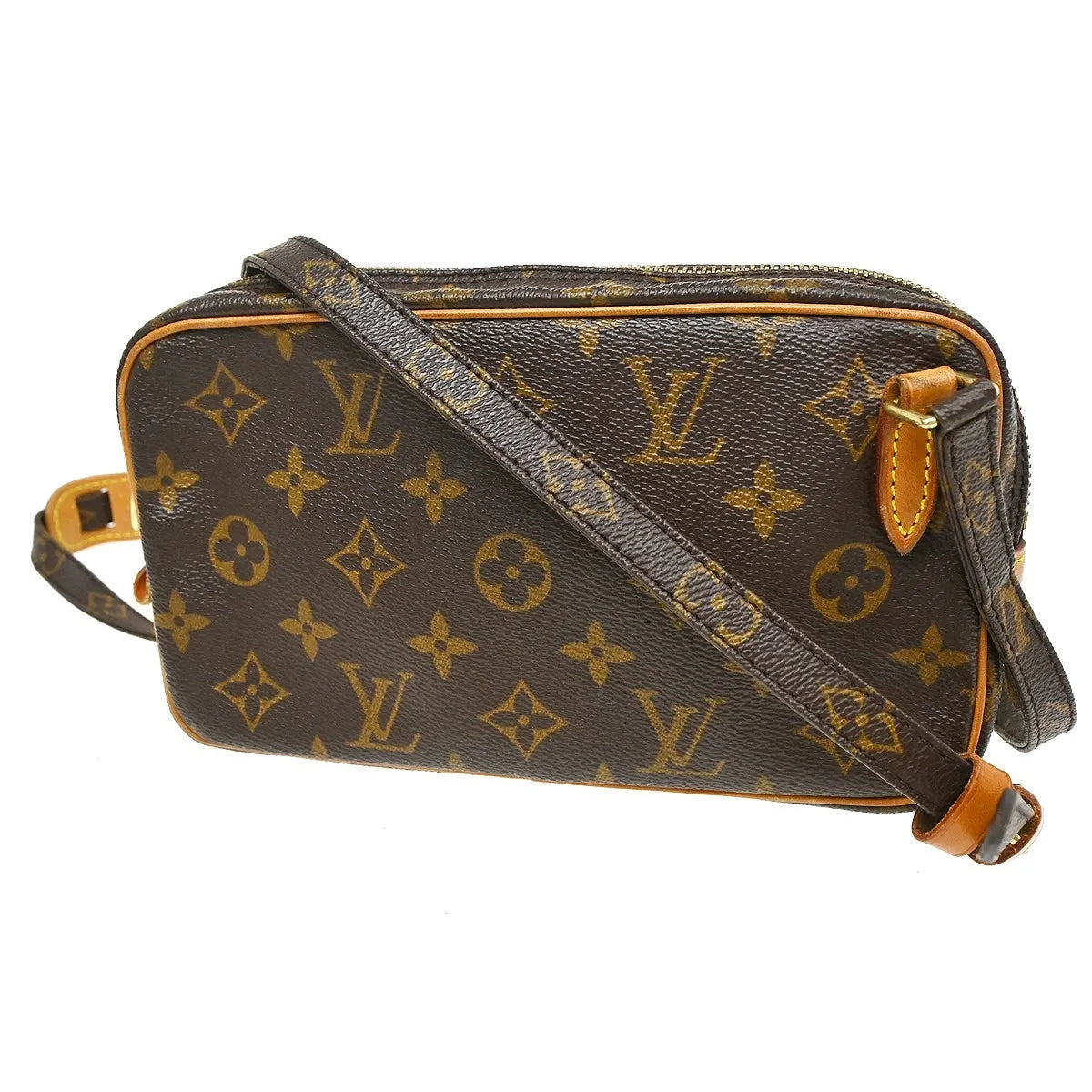 Louis Vuitton Pochette Marly Bandouliere Monogram Canvas Brown Canvas Clutche & Pouche Bag (Pre-Owned)