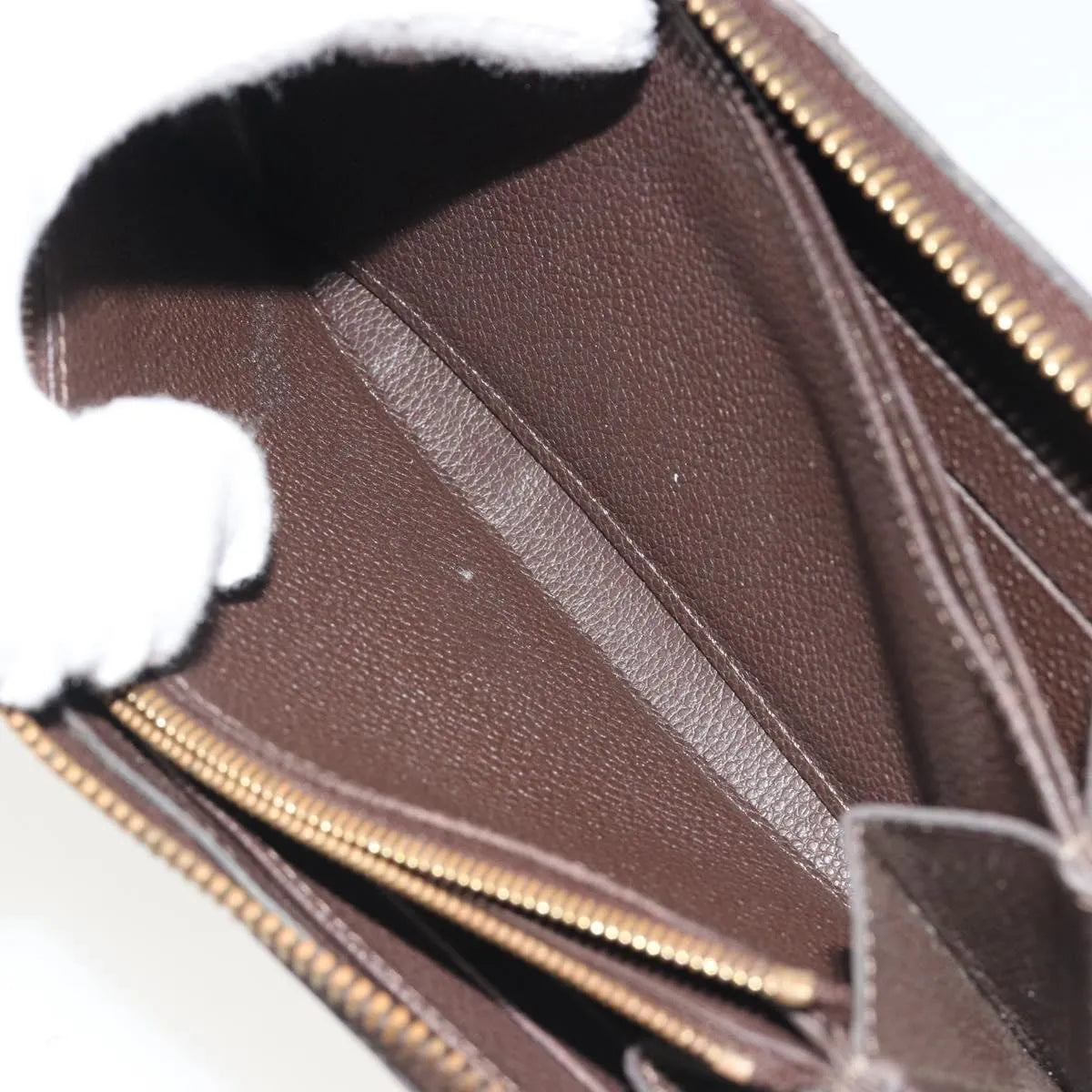 Louis Vuitton Zippy Wallet Nm Leather Empreinte Brown Leather Wallets Accessory (Pre-Owned)