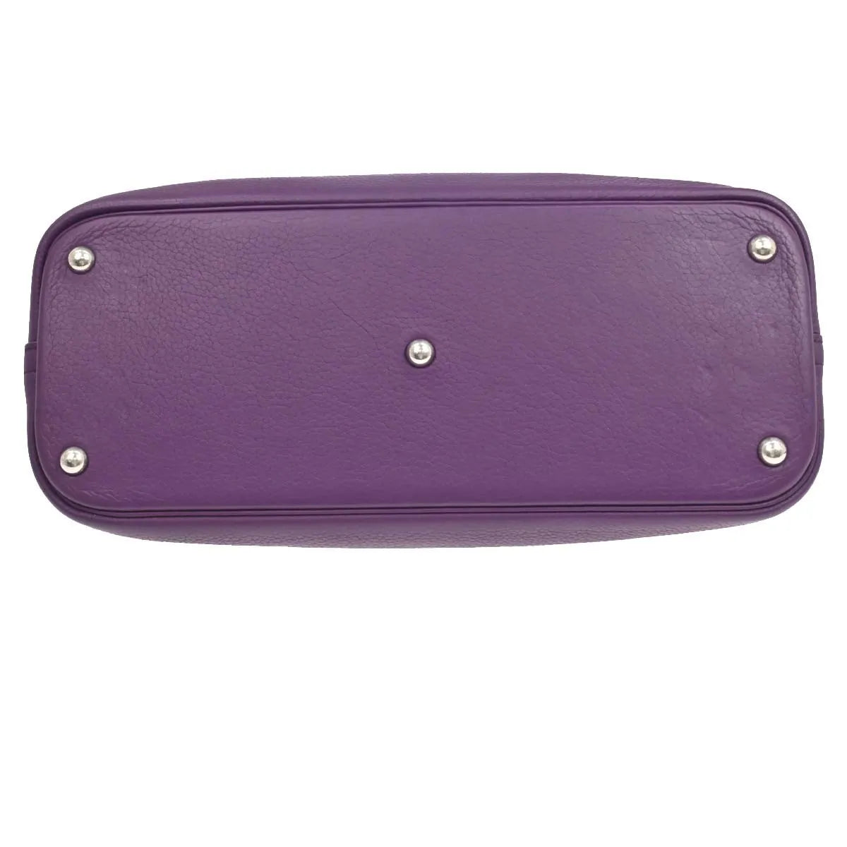 Hermes Bolide Taurillon Purple Leather Handbag (Pre-Owned)
