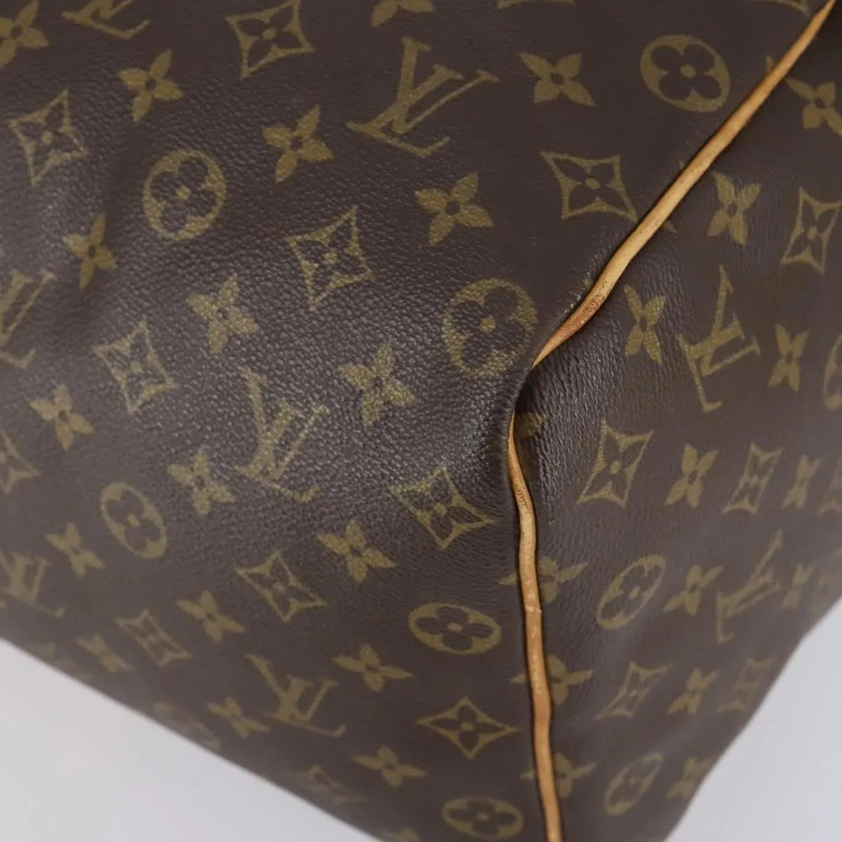 Louis Vuitton Keepall Monogram Canvas Brown Canvas Travel Bag Bag (Pre-Owned)