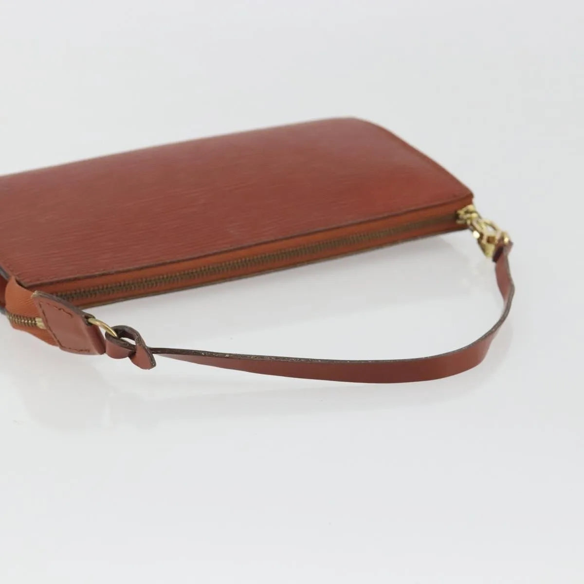 Louis Vuitton Pochette Accessoires Epi Brown Leather Clutche & Pouche Bag (Pre-Owned)