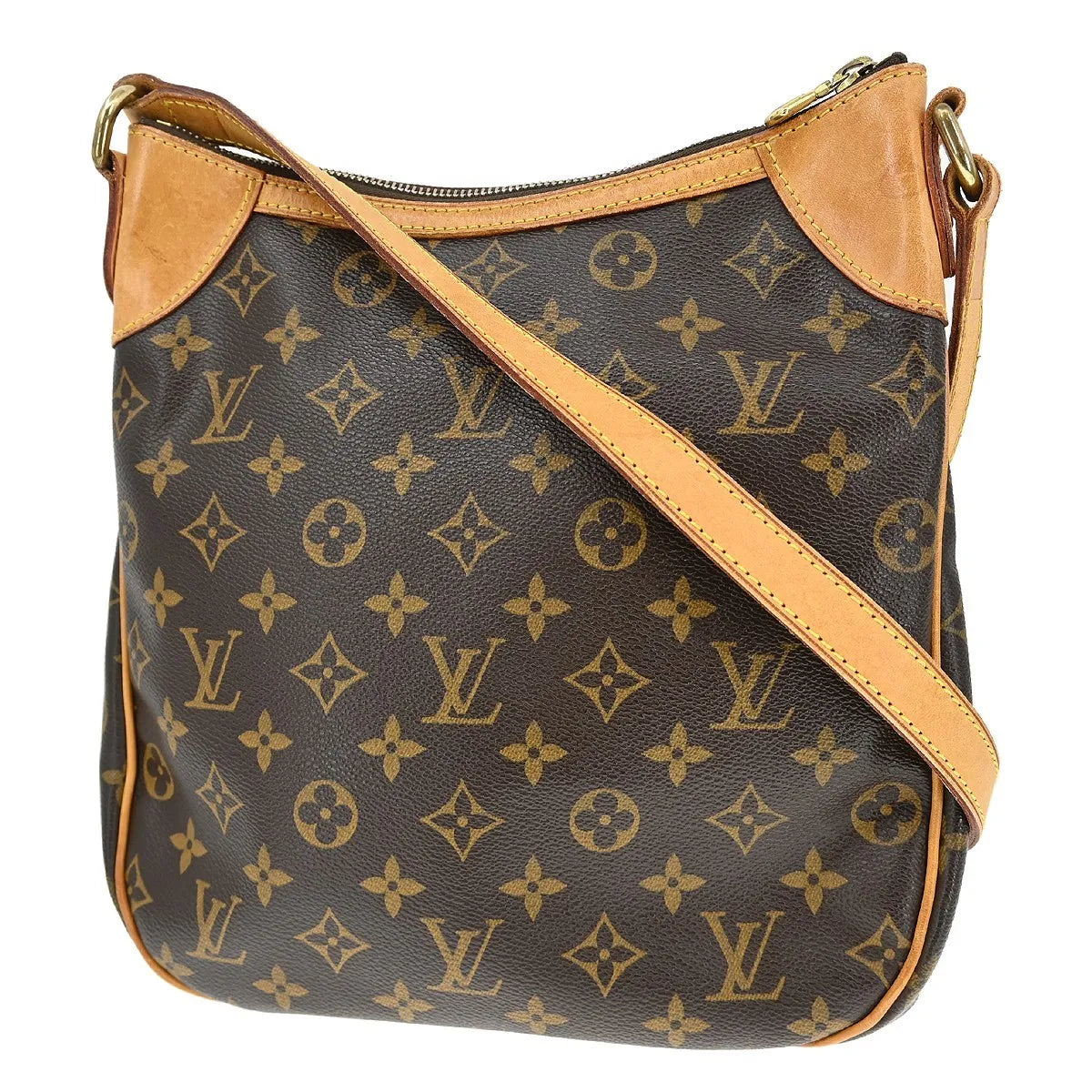 Louis Vuitton Odeon Monogram Canvas Brown Canvas Shoulder Bag Bag (Pre-Owned)