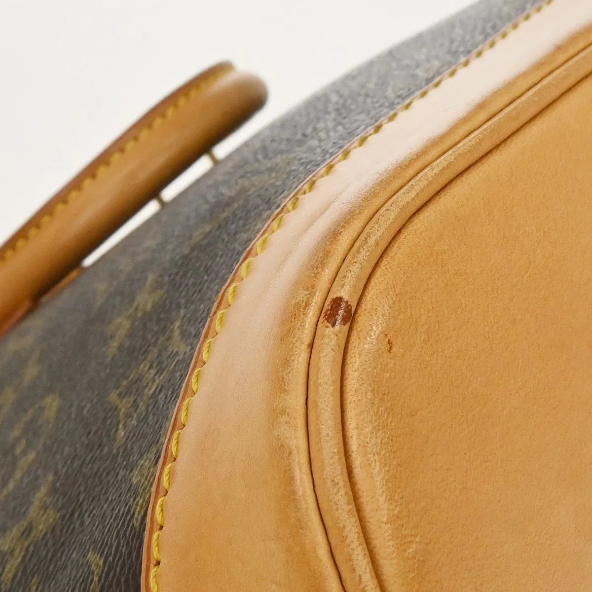 Louis Vuitton Vintage Alma Monogram Canvas Brown Canvas Handbag (Pre-Owned)