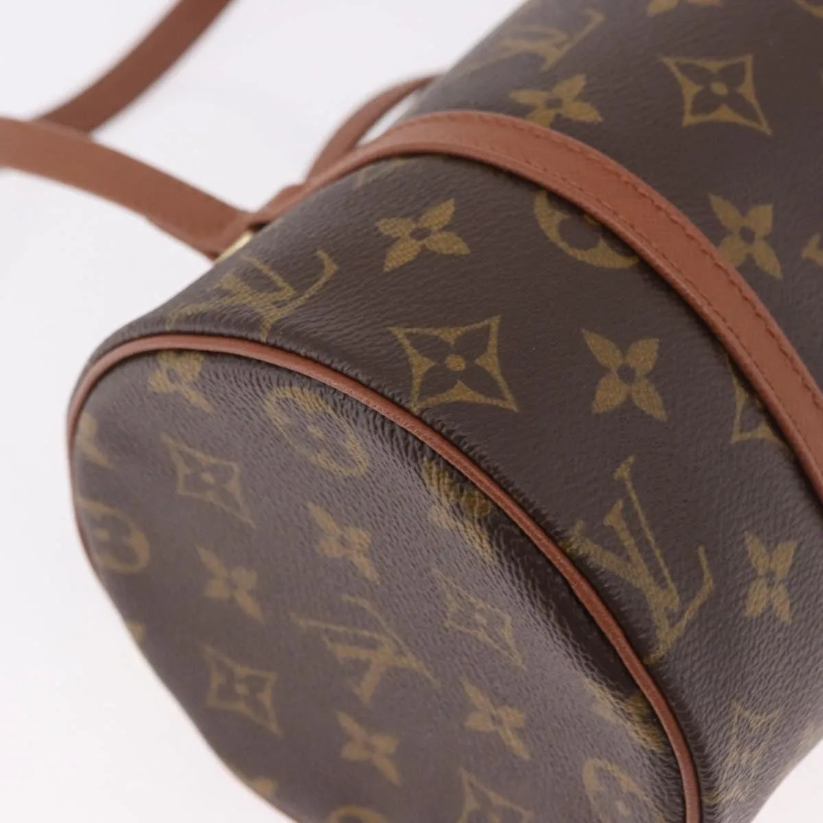 Louis Vuitton Papillon Monogram Canvas Brown Canvas Handbag (Pre-Owned)