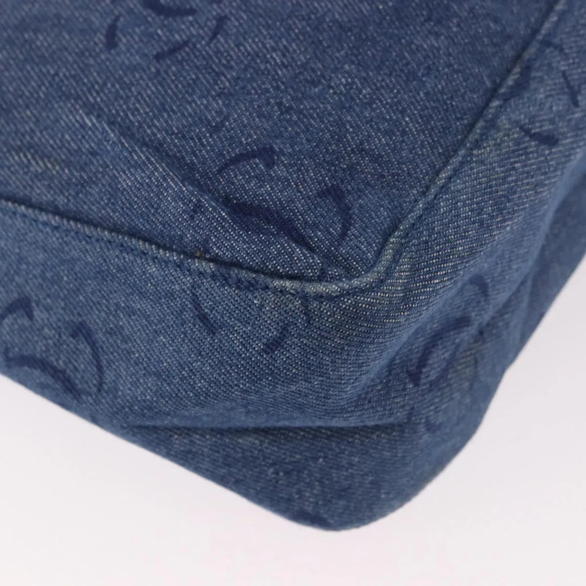 Chanel Cc Shoulder Bag Denim Blue Denim_Jeans Shoulder Bag Bag (Pre-Owned)