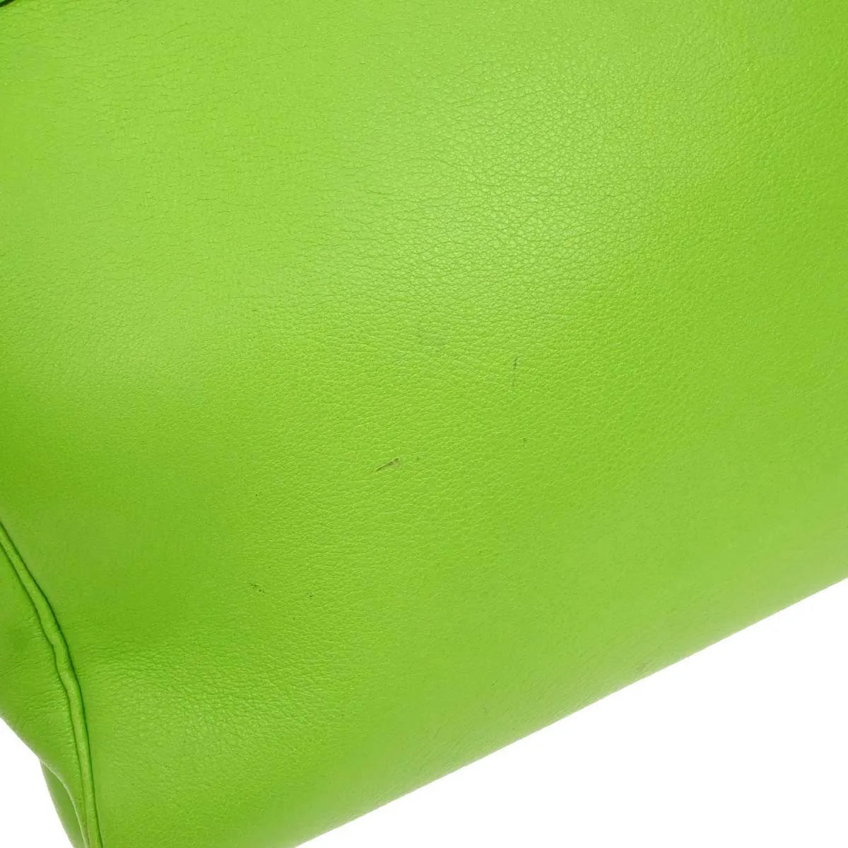 Hermes Kelly Sellier Gullliver Green Calfskin Handbag (Pre-Owned)