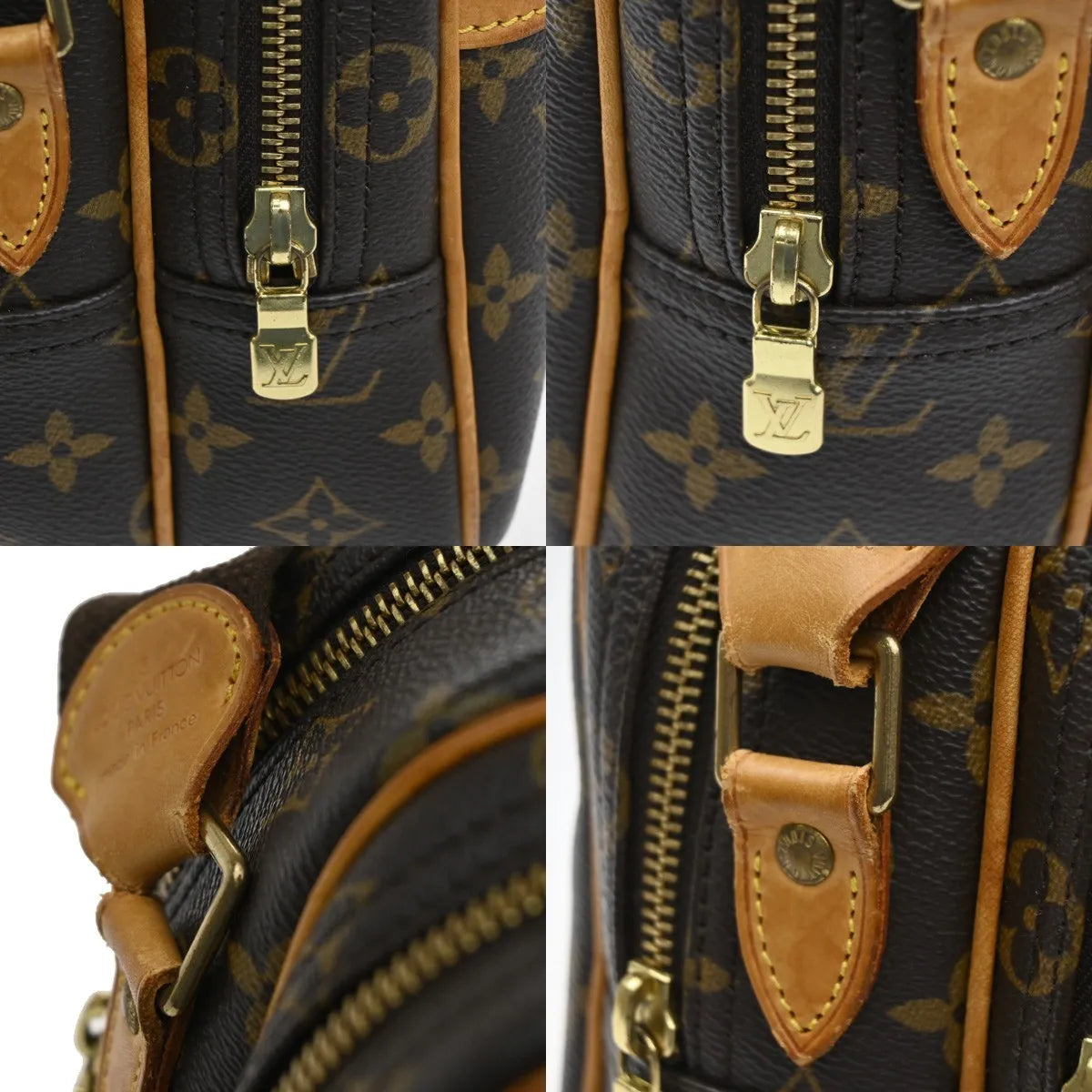 Louis Vuitton Reporter Monogram Canvas Brown Canvas Shoulder Bag Bag (Pre-Owned)