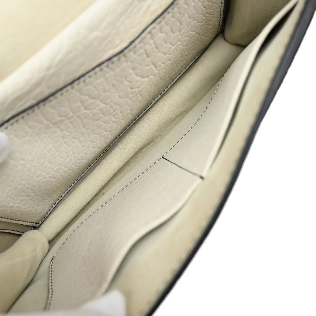Christian Dior J'adior Flap Canyon Grained Lambskin With Mosaic Detail White Leather Shoulder Bag Bag (Pre-Owned)