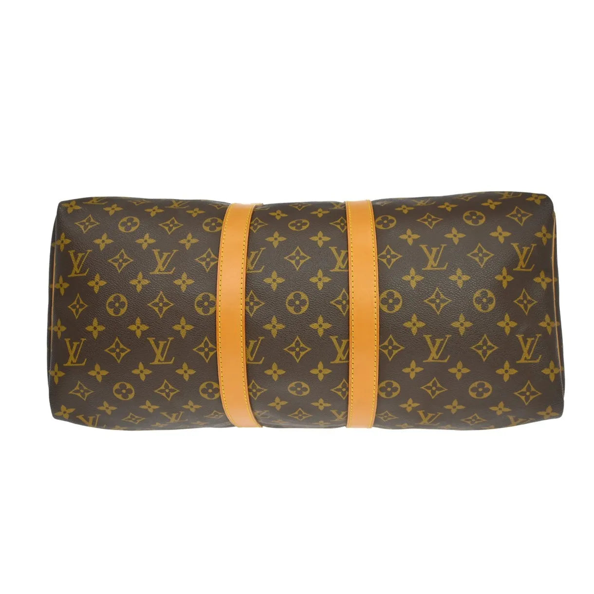 Louis Vuitton Keepall Bag Monogram Canvas Brown Canvas Travel Bag Bag (Pre-Owned)