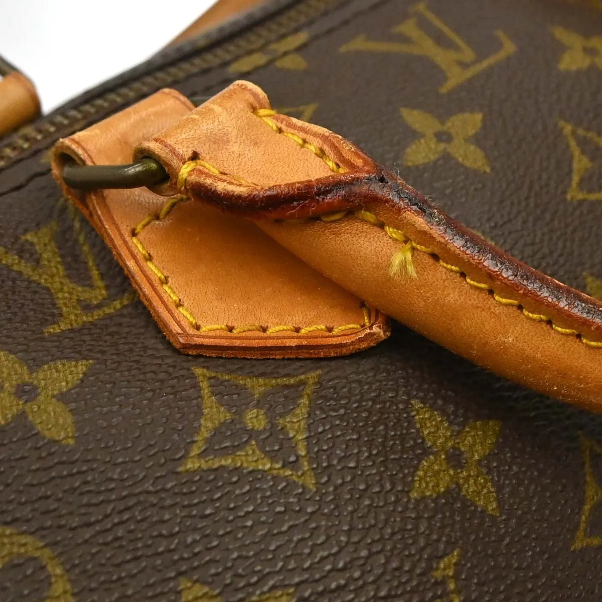 Louis Vuitton Speedy Handbag Monogram Canvas Brown Canvas Handbag (Pre-Owned)
