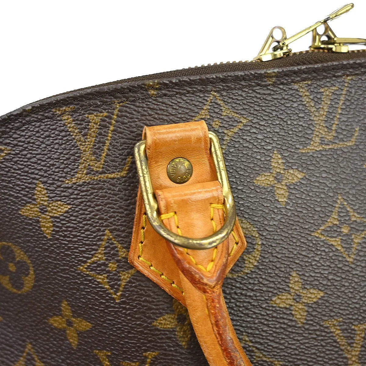 Louis Vuitton Alma Monogram Canvas Brown Canvas Handbag (Pre-Owned)