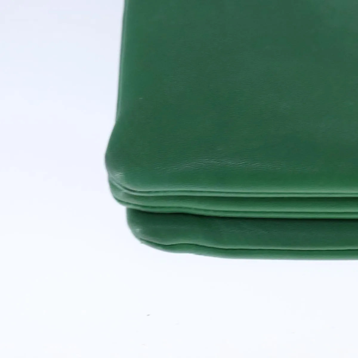 Celine Trio Leather Green Leather Shoulder Bag Bag (Pre-Owned)