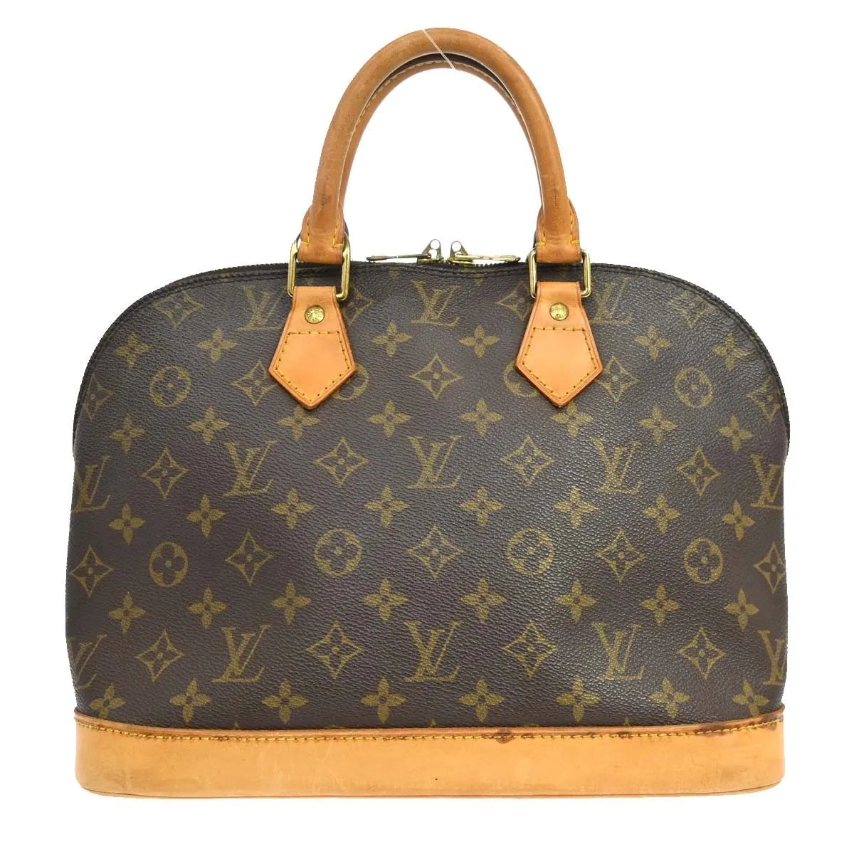 Louis Vuitton Alma Monogram Canvas Brown Canvas Handbag (Pre-Owned)