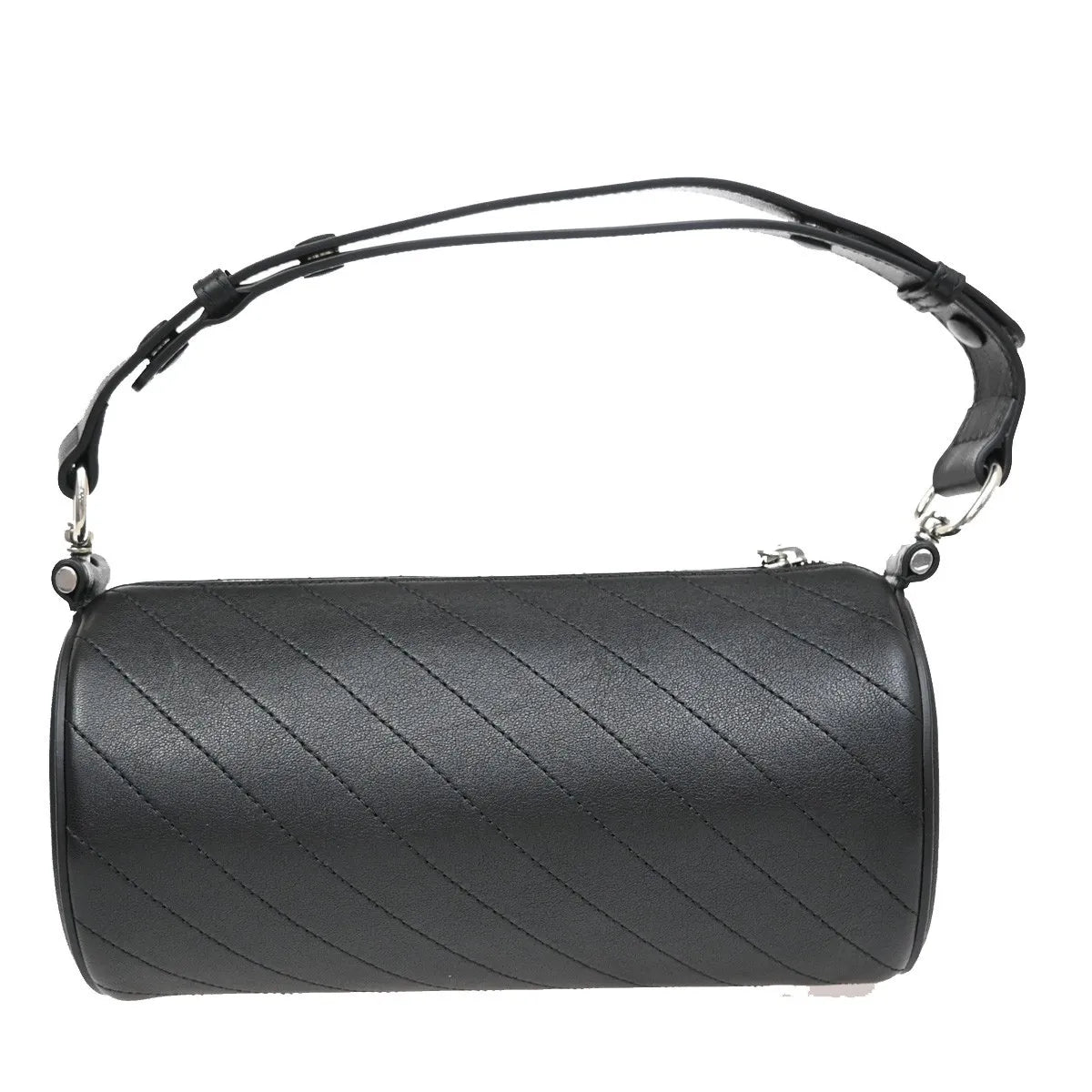 Gucci Blondie Interlocking Gg Leather Black Leather Bag (Pre-Owned)