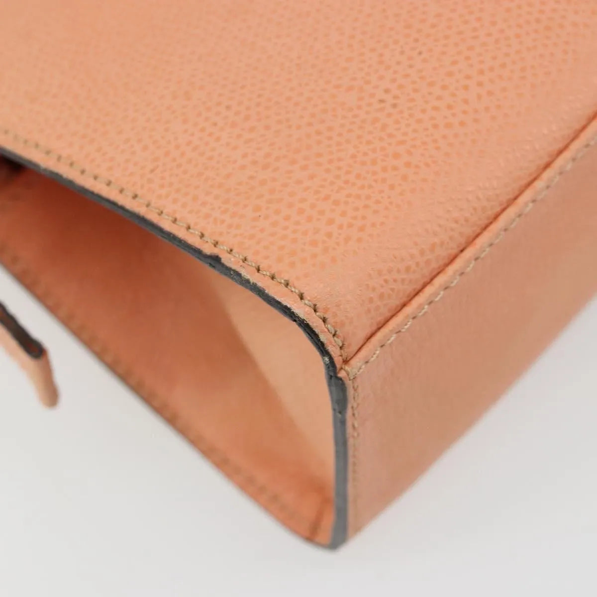 Celine Handbag Leather Orange Leather Handbag (Pre-Owned)