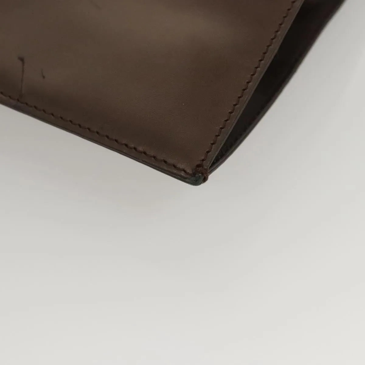 Gucci Vintage Leather Brown Leather Shoulder Bag Bag (Pre-Owned)