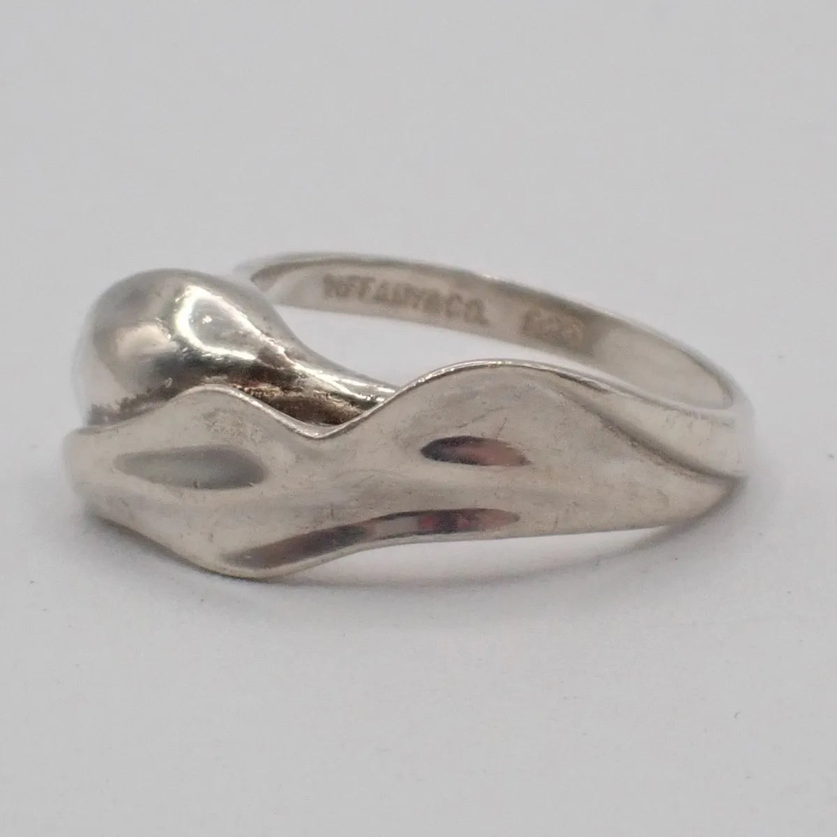 Tiffany & Co. Tulipe Silver 925 Silver Sterling_Silver Ring Jewelry (Pre-Owned)