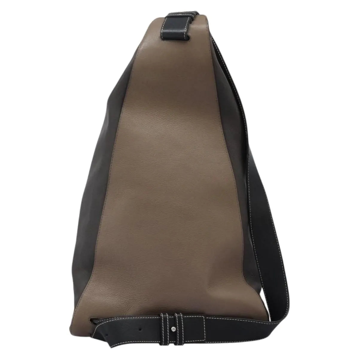 Loewe Anton Sling Bag Leather Gray Leather Backpack Bag (Pre-Owned)