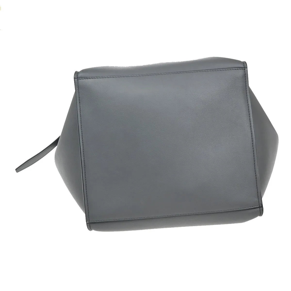 Celine Big Smooth Leather Gray Leather Handbag (Pre-Owned)