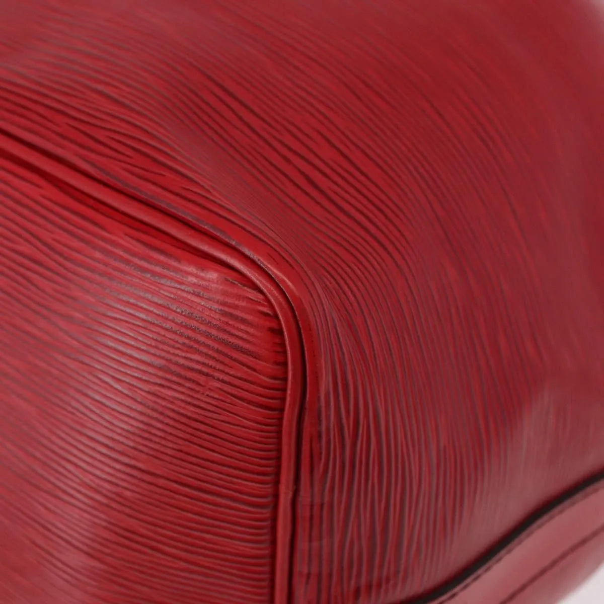 Louis Vuitton Petit Noe Epi Leather Red Leather Shoulder Bag Bag (Pre-Owned)