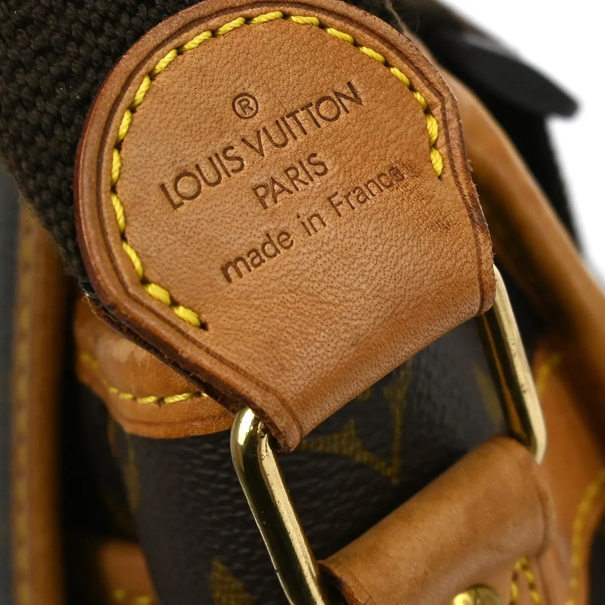 Louis Vuitton Sac Gibeciere Messenger Monogram Canvas Brown Canvas Shoulder Bag Bag (Pre-Owned)