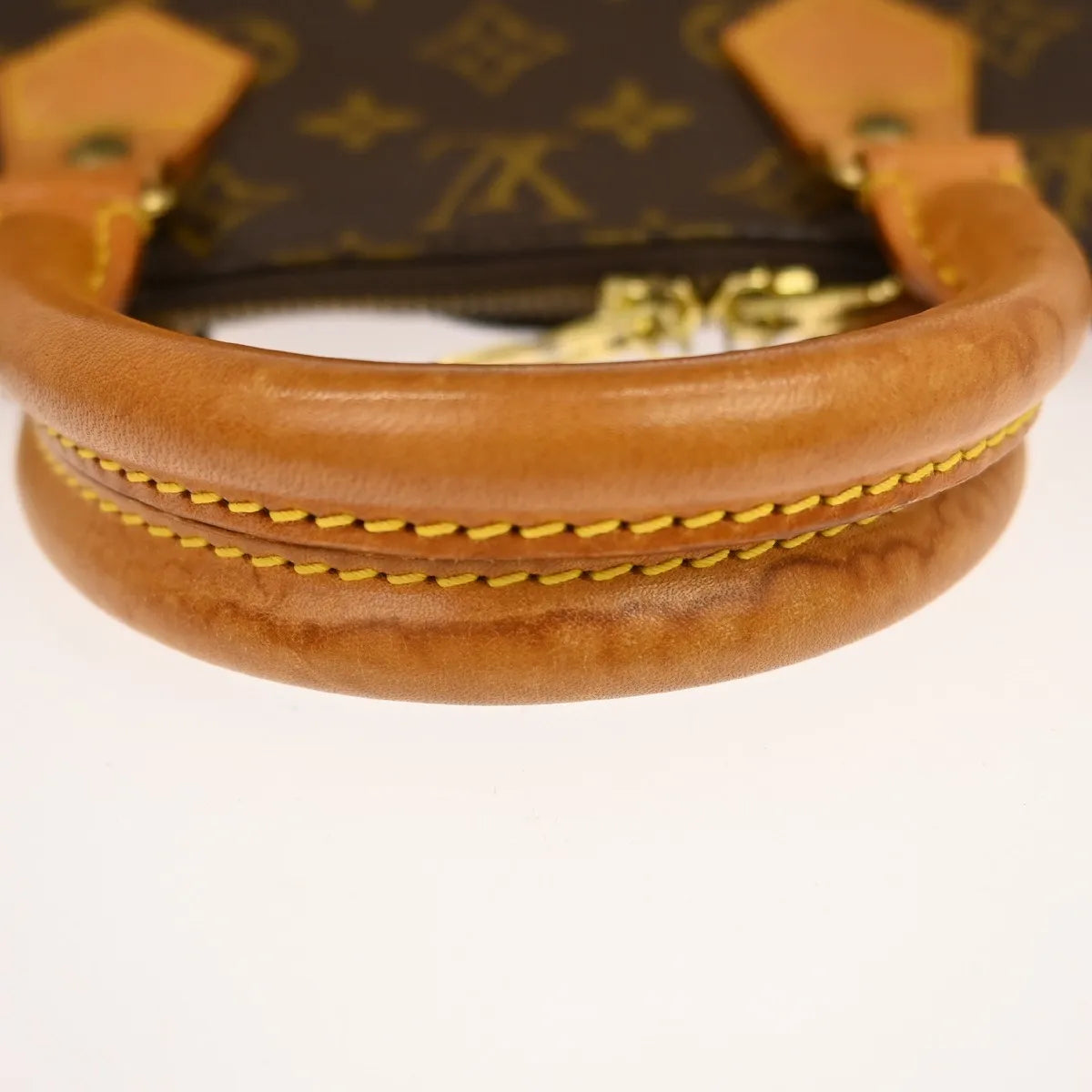 Louis Vuitton Alma Monogram Brown Canvas Handbag (Pre-Owned)