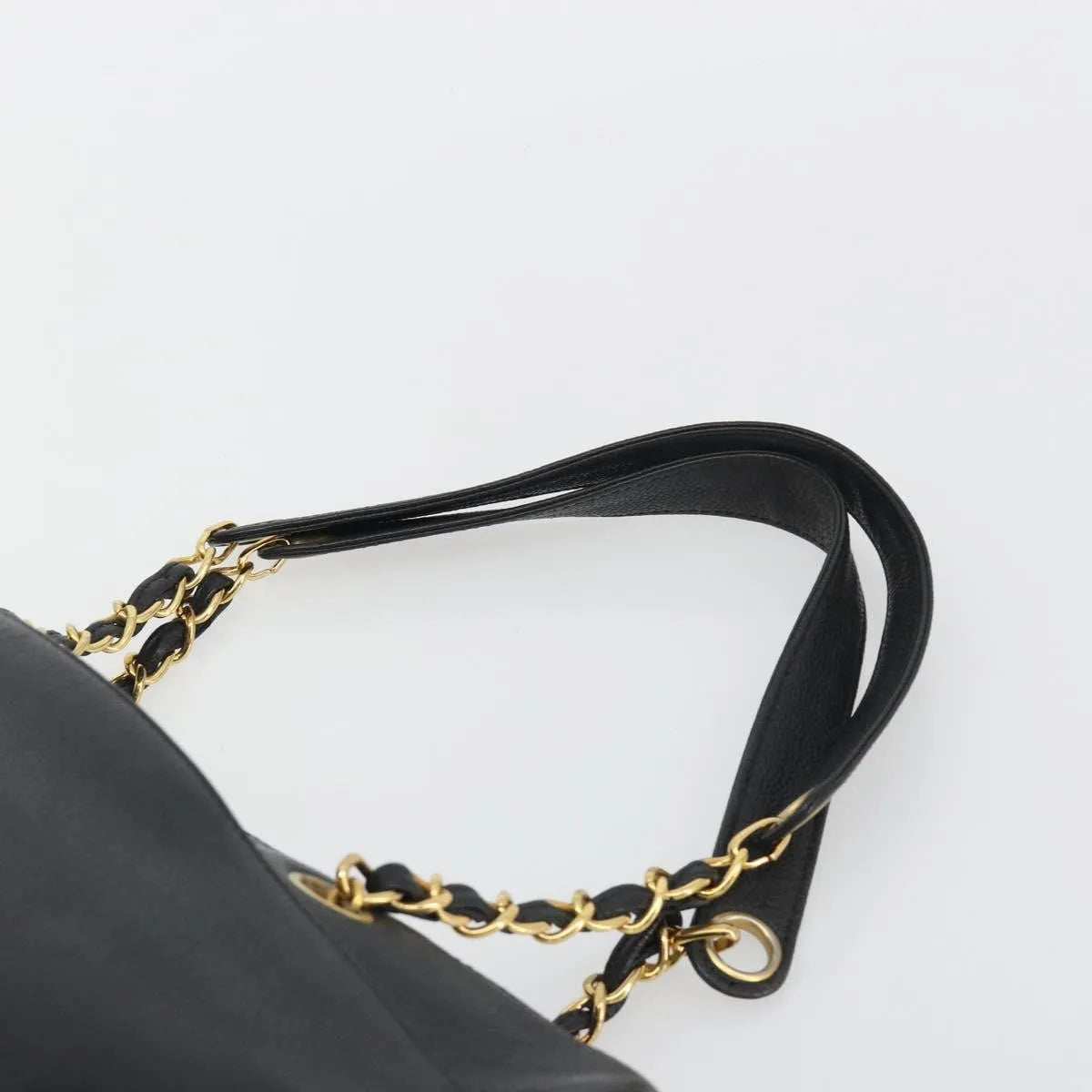 Chanel Vintage Timeless Zip Caviar Black Calfskin Shoulder Bag Bag (Pre-Owned)