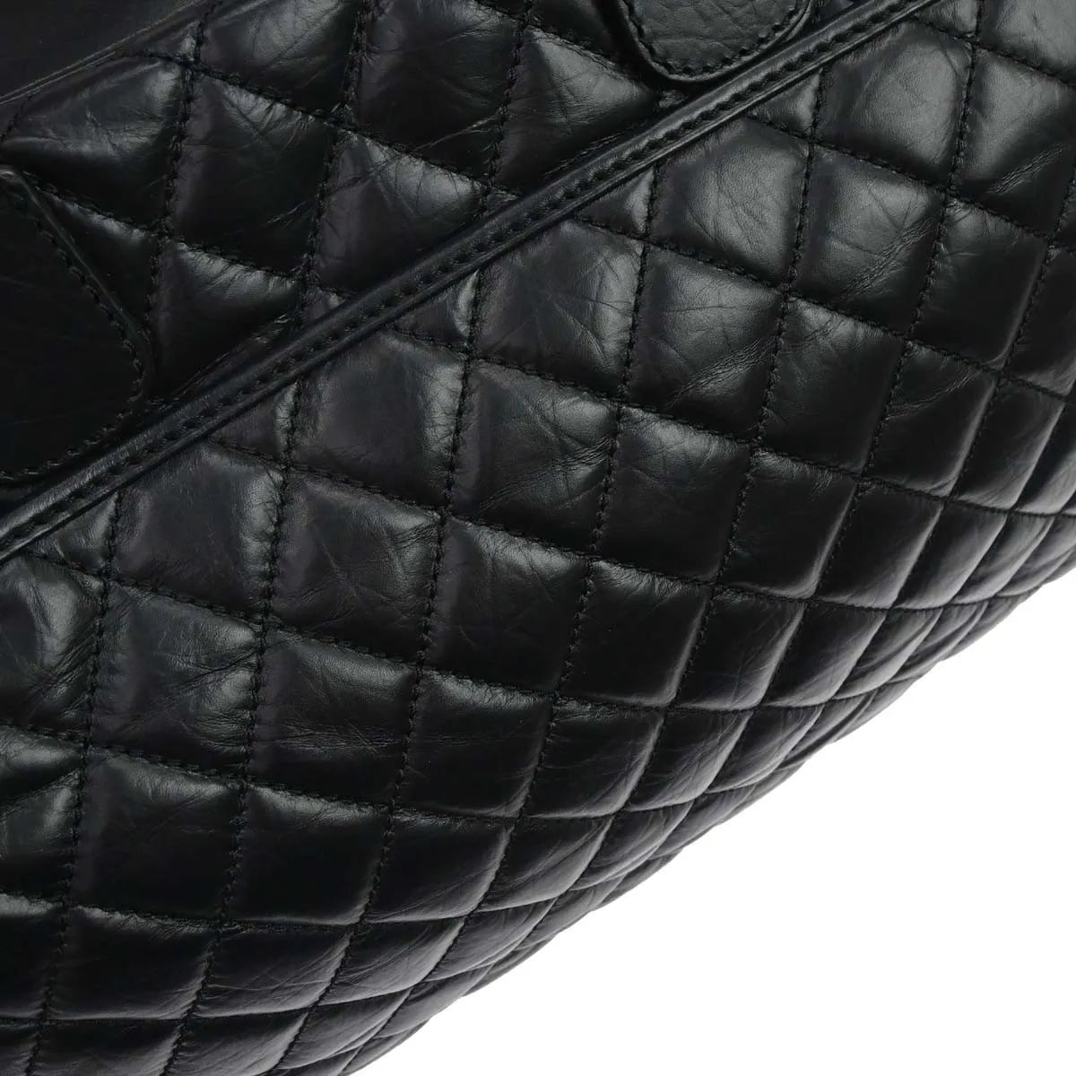 Chanel Chanel Paris New York Line Carry-On Bag Calfskin Black Calfskin Travel Bag Bag (Pre-Owned)