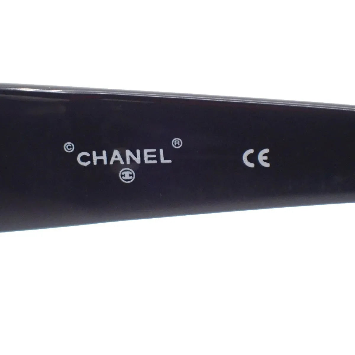 Chanel Chanel Logo Sunglasses Eye Wear Plastic Black Plastic Sunglasse Accessory (Pre-Owned)