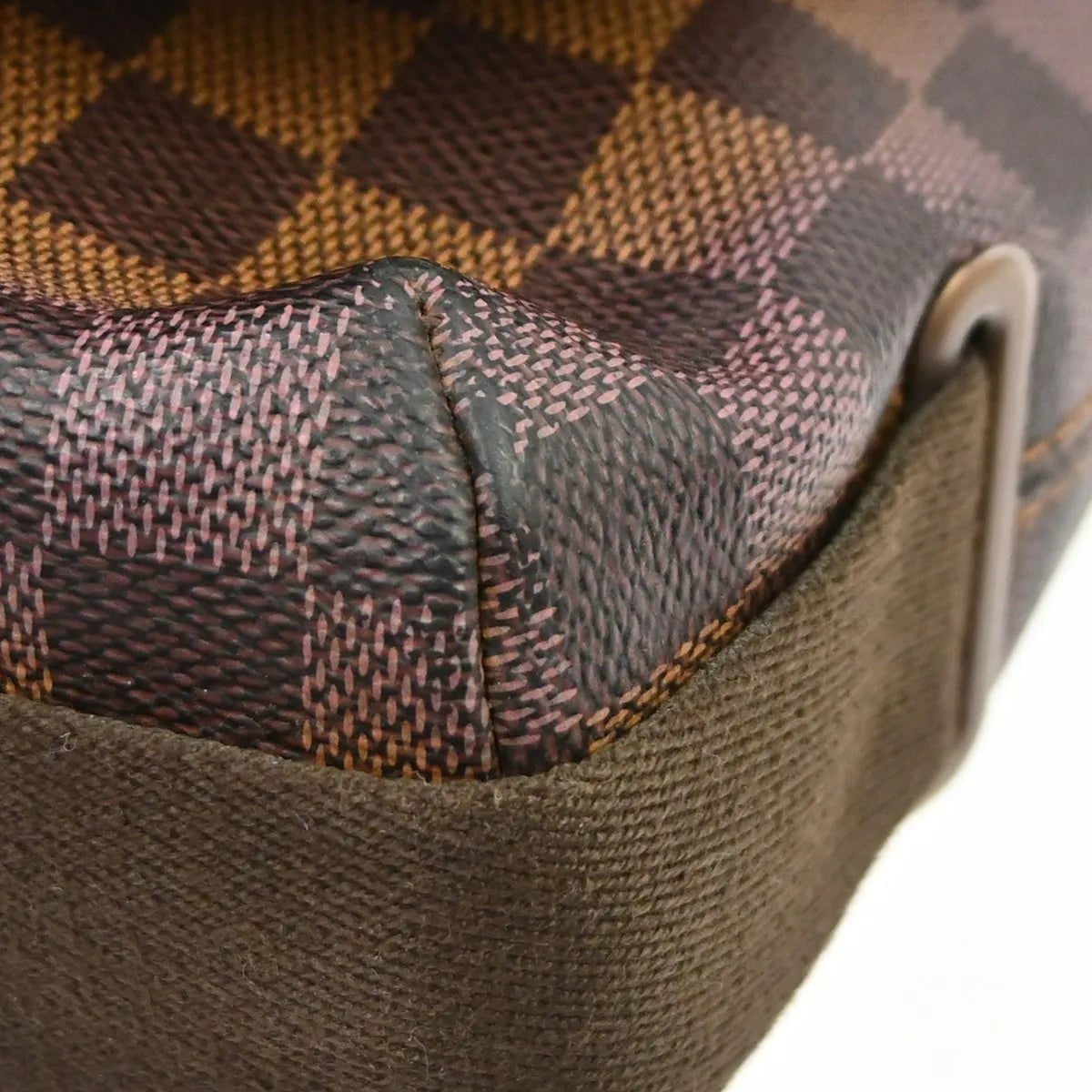 Louis Vuitton Brooklyn Damier Brown Canvas Crossbody Bag Bag (Pre-Owned)