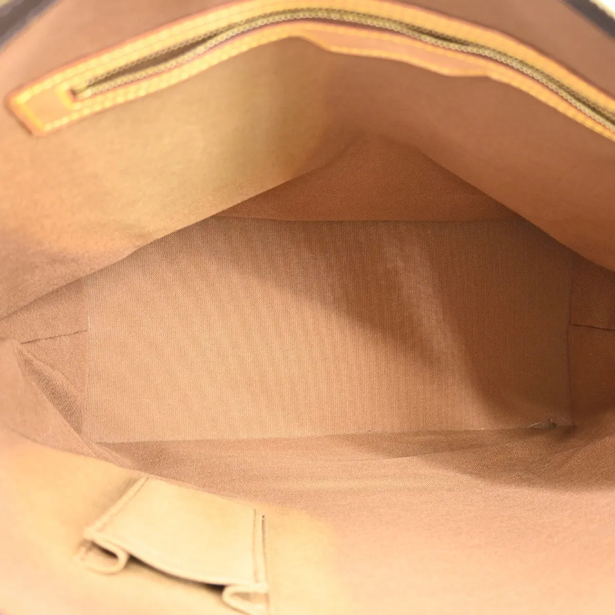Louis Vuitton Cabas Mezzo Monogram Canvas Brown Canvas Tote Bag Bag (Pre-Owned)