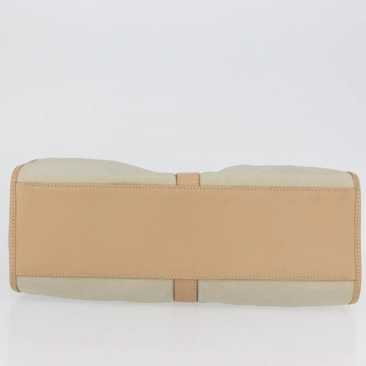 Gucci Jackie Tote Gg Canvas Beige Canvas Handbag (Pre-Owned)