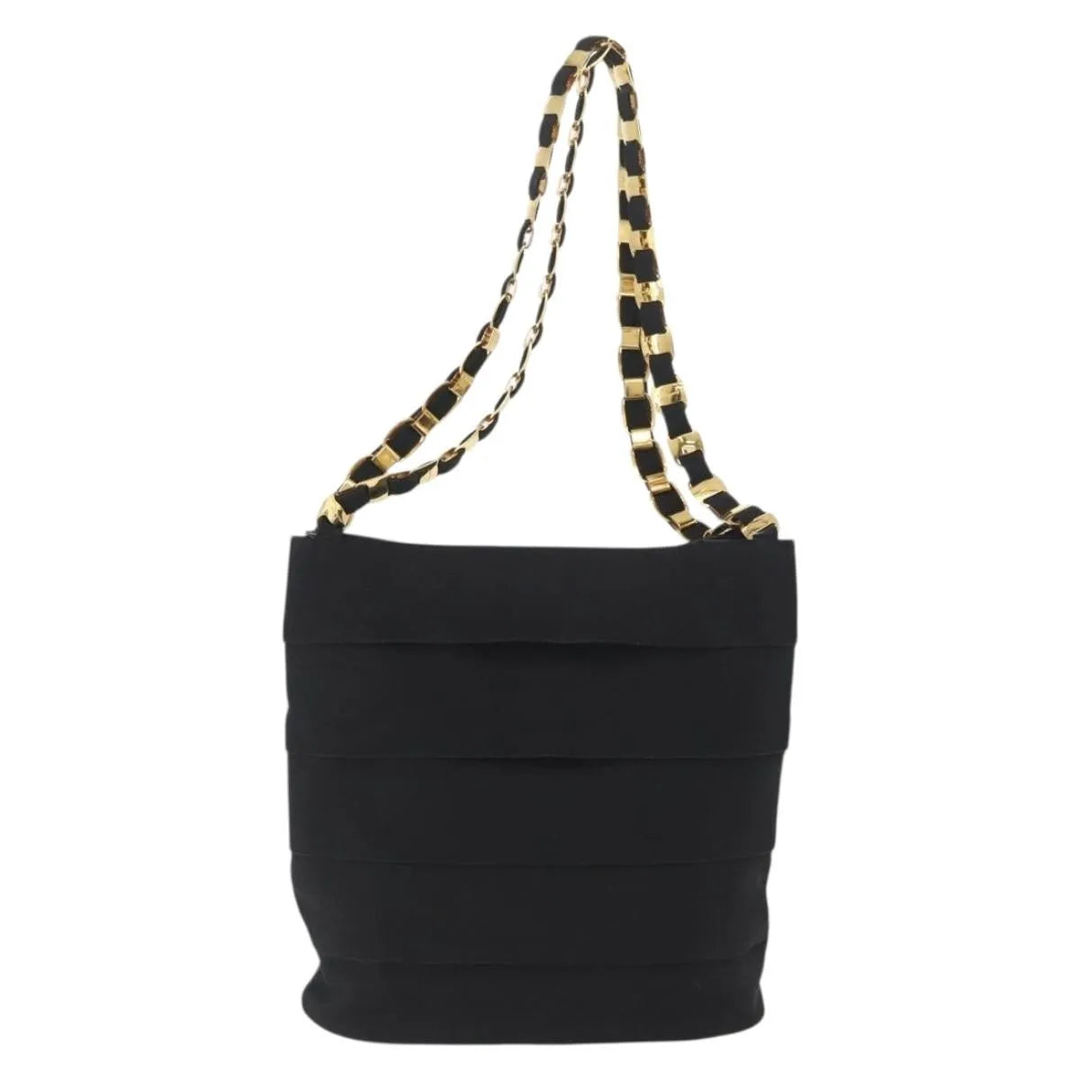 Salvatore Ferragamo Vala Nylon Black Nylon Shoulder Bag Bag (Pre-Owned)