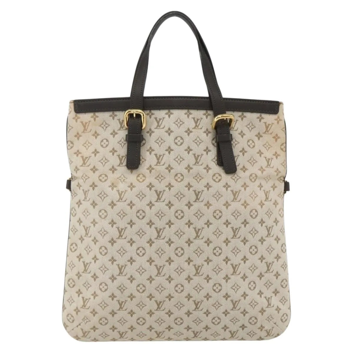 Louis Vuitton Francoise Mini Lin Khaki Canvas Tote Bag Bag (Pre-Owned)