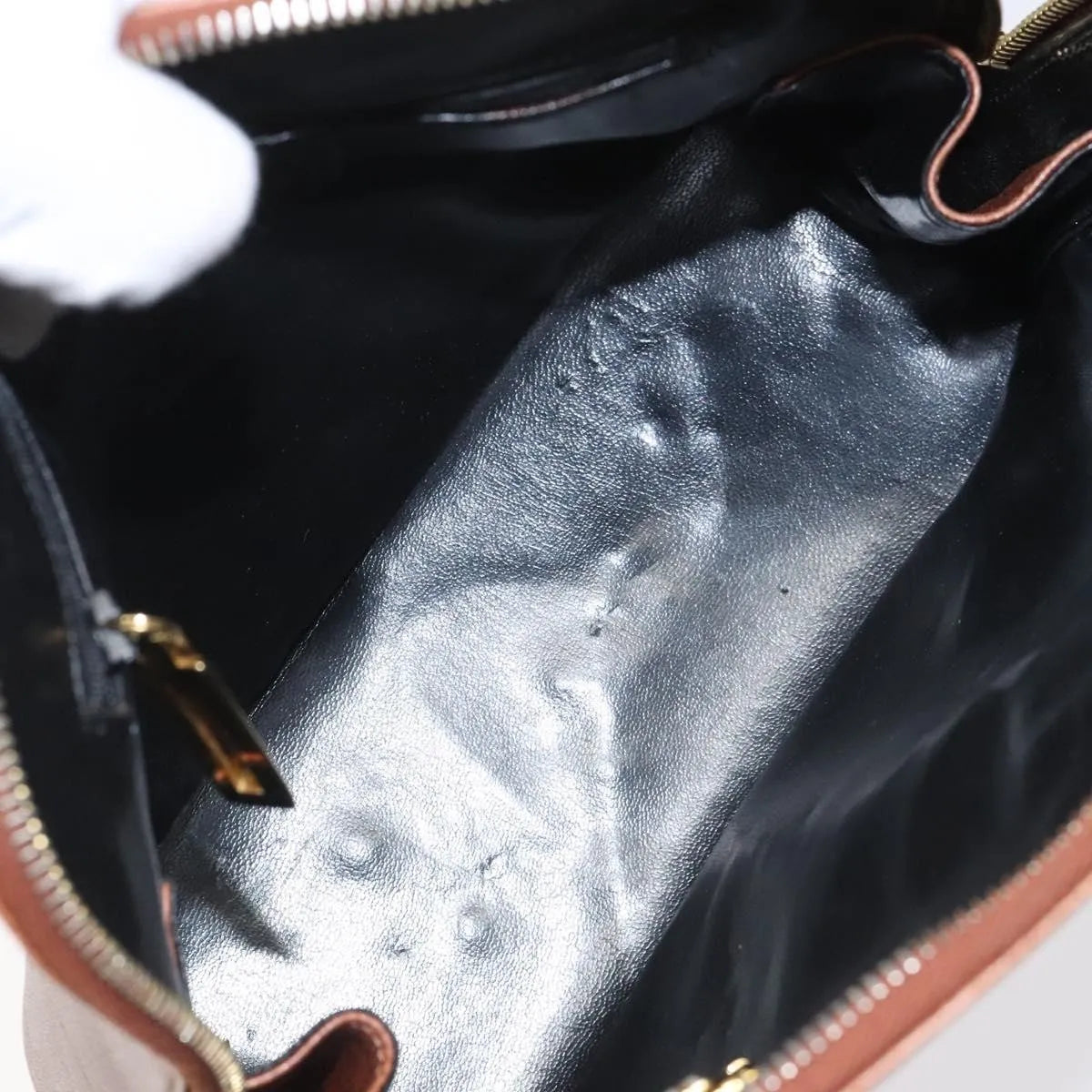 Salvatore Ferragamo Vintage Leather Brown Leather Shoulder Bag Bag (Pre-Owned)