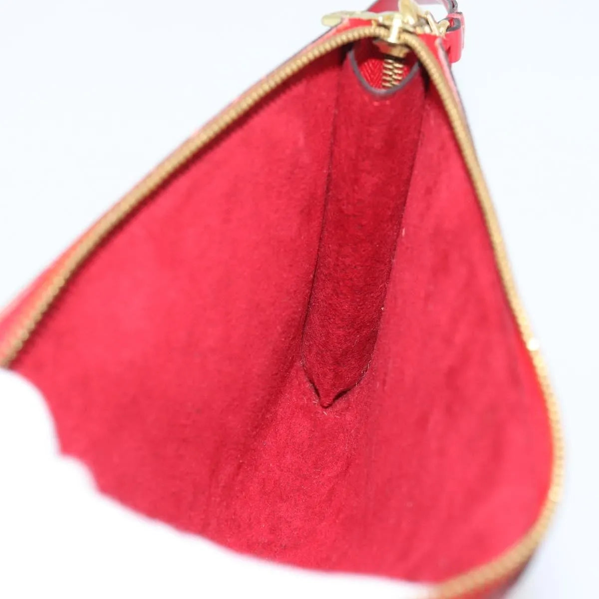 Louis Vuitton Pochette Accessoires Epi Red Leather Clutche & Pouche Bag (Pre-Owned)
