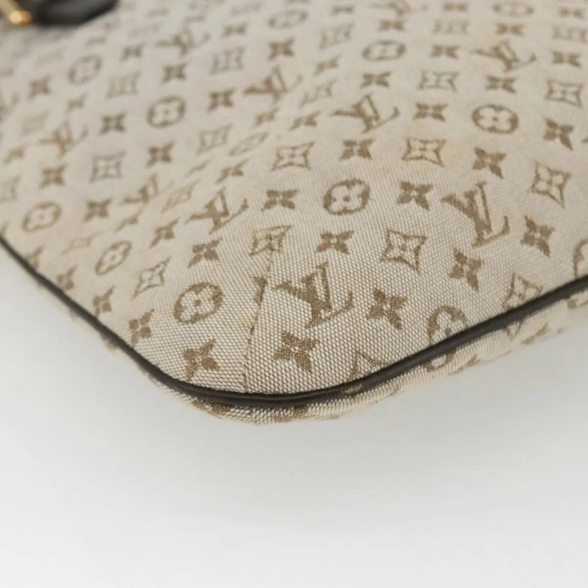 Louis Vuitton Francoise Mini Lin Khaki Canvas Tote Bag Bag (Pre-Owned)