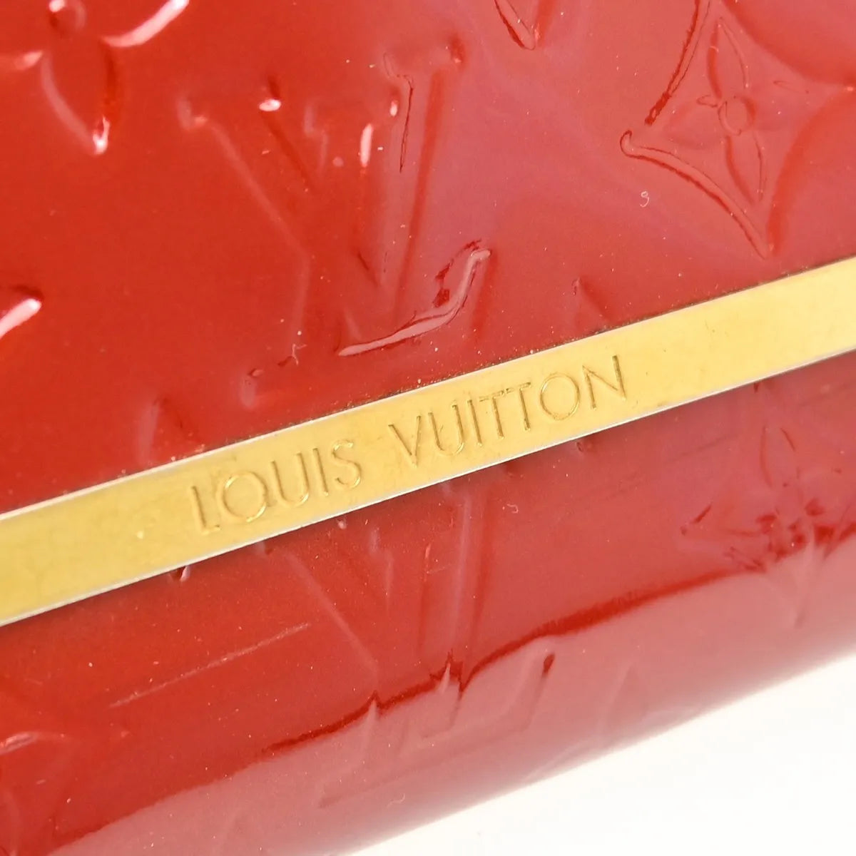 Louis Vuitton Rossmore Handbag Monogram Vernis Red Patent_Leather Shoulder Bag Bag (Pre-Owned)
