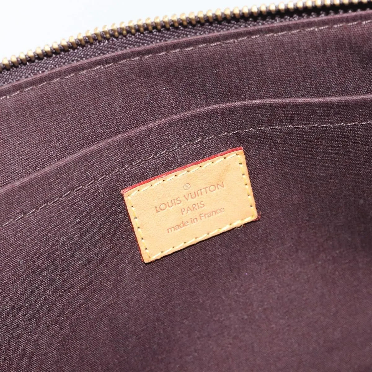 Louis Vuitton Rosewood Avenue Handbag Monogram Brown Patent_Leather Handbag (Pre-Owned)