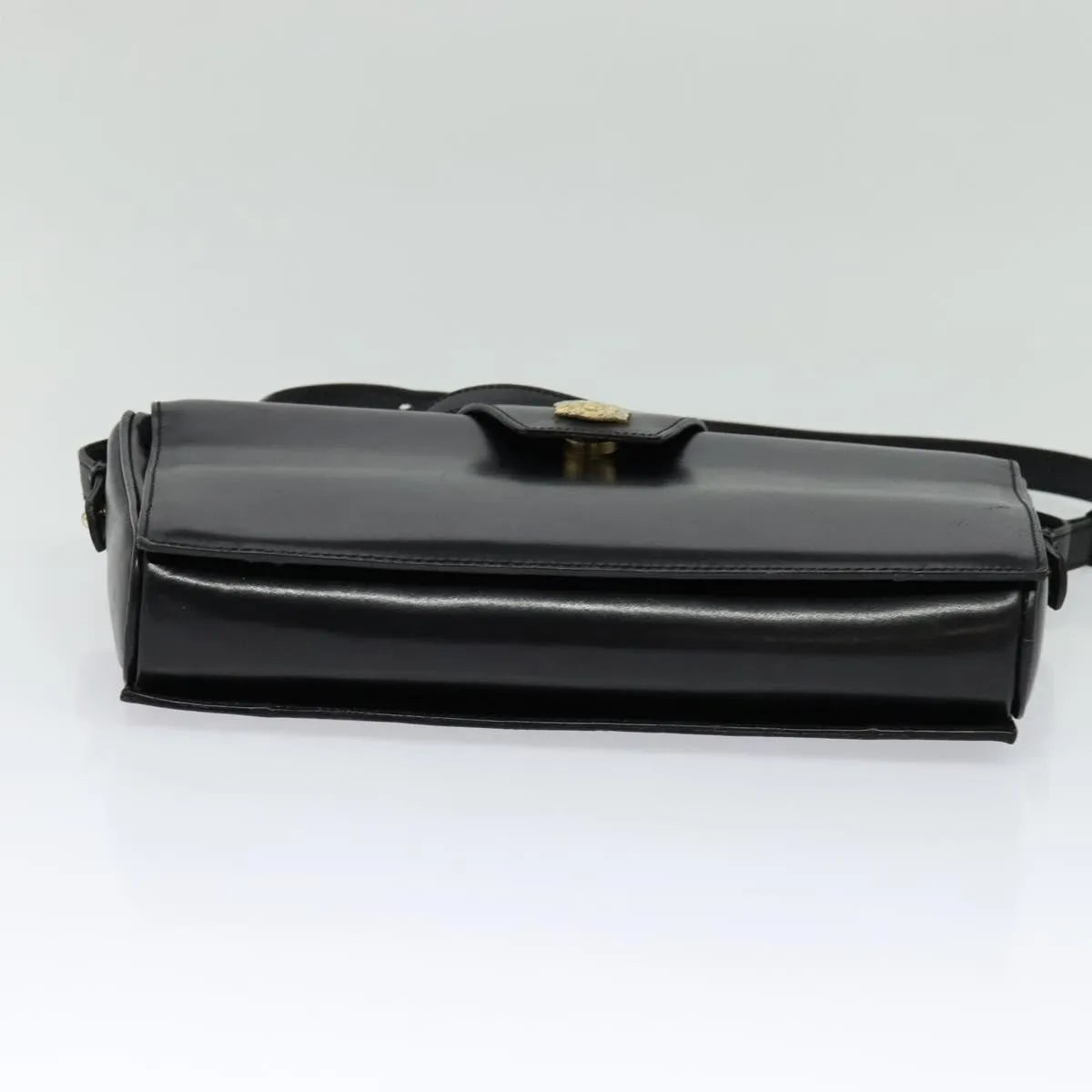 Celine Vintage Leather Black Leather Shoulder Bag Bag (Pre-Owned)