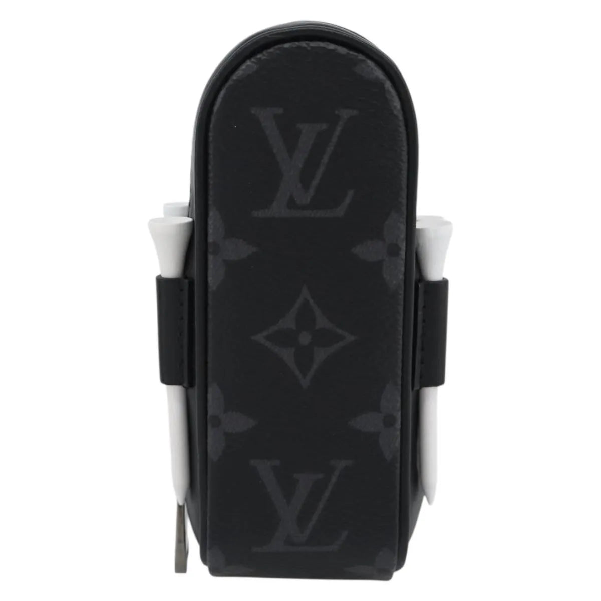 Louis Vuitton Golf Ball Case Monogram Black Canvas Clutche & Pouche Bag (Pre-Owned)