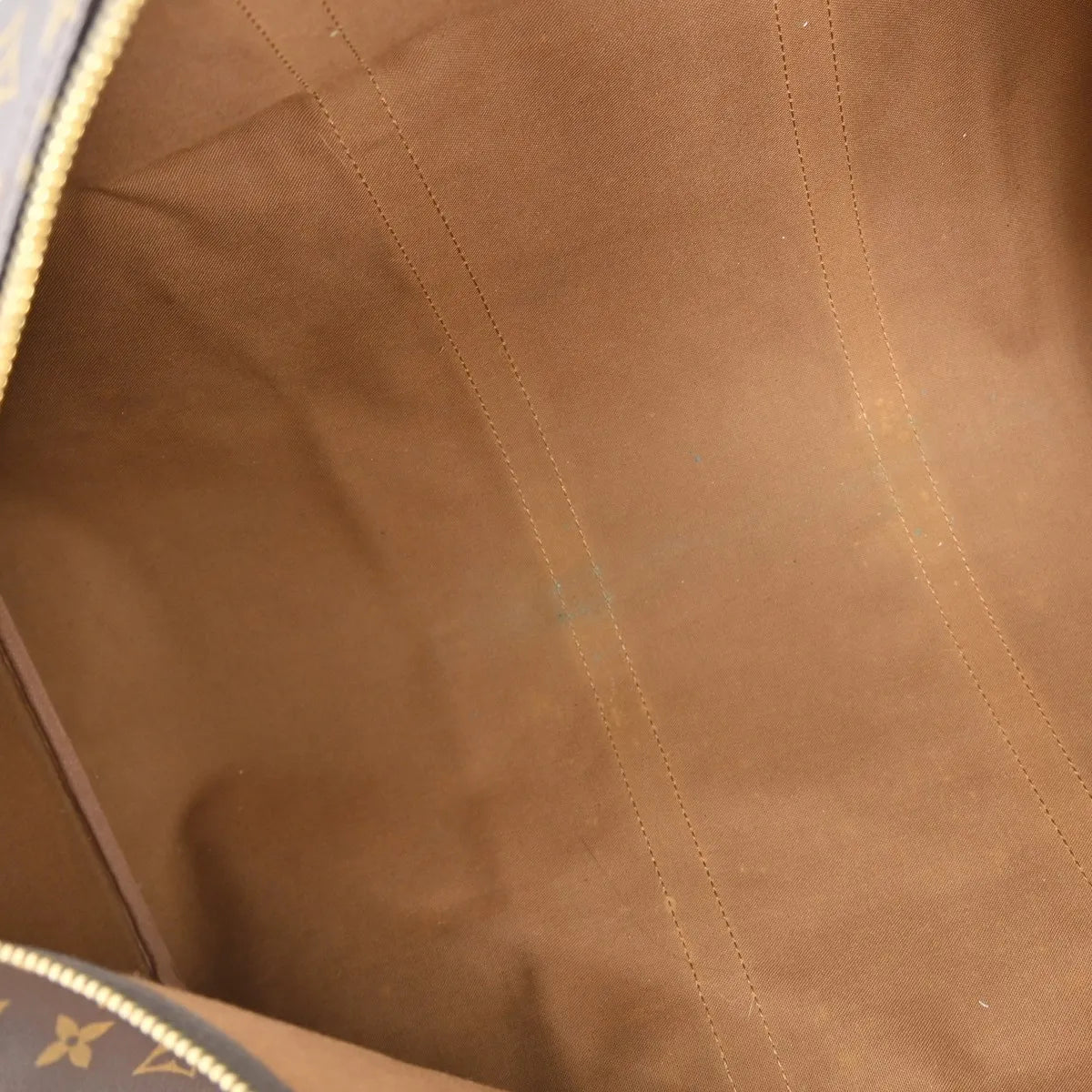 Louis Vuitton Keepall Bag Monogram Canvas Brown Canvas Travel Bag Bag (Pre-Owned)
