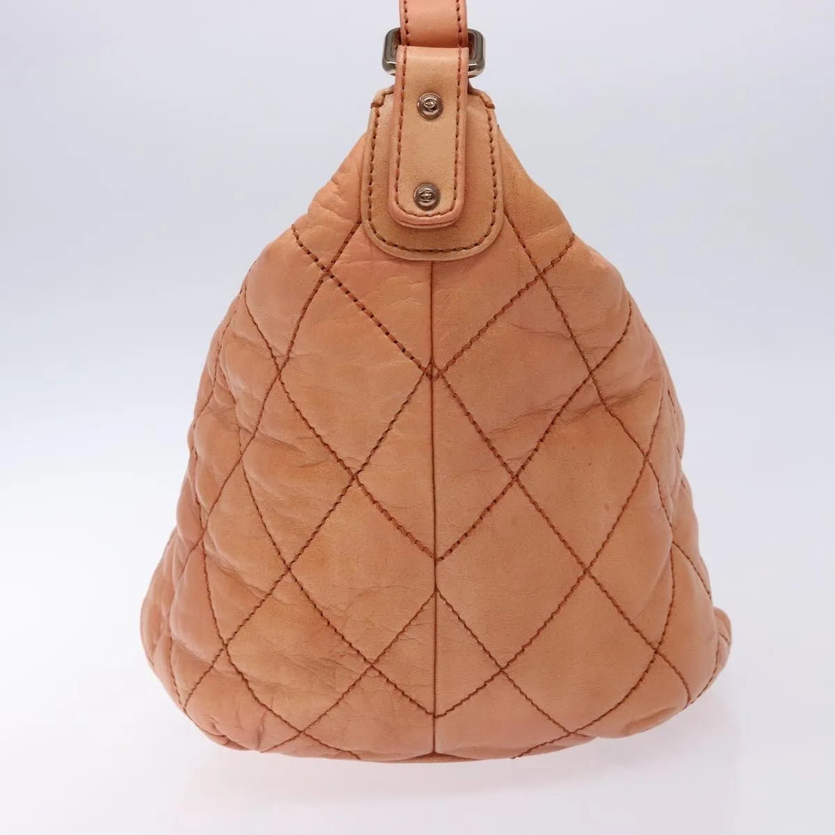 Chanel Cloudy Bundle Hobo Quilted Lambskin Purple Leather Shoulder Bag Bag (Pre-Owned)