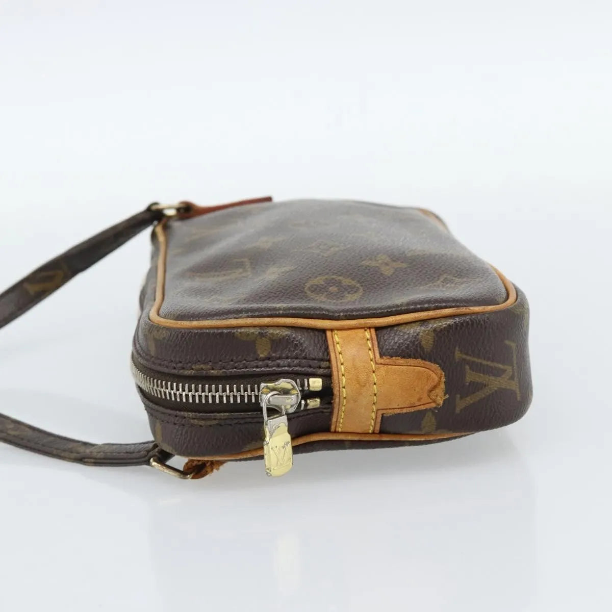 Louis Vuitton Pochette Marly Bandouliere Monogram Canvas Brown Canvas Clutche & Pouche Bag (Pre-Owned)
